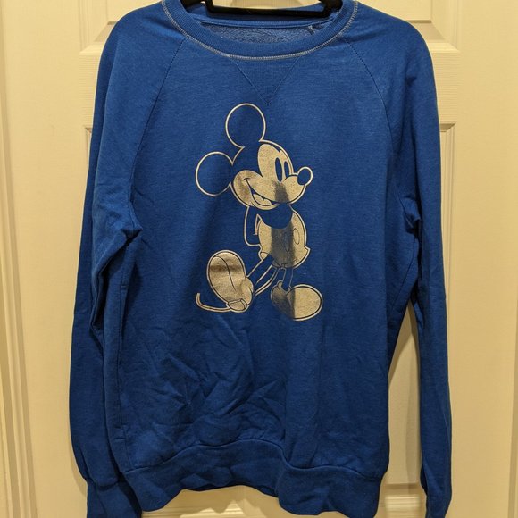 Disney Parks Wishes Come True Blue Pullover - Picture 1 of 4
